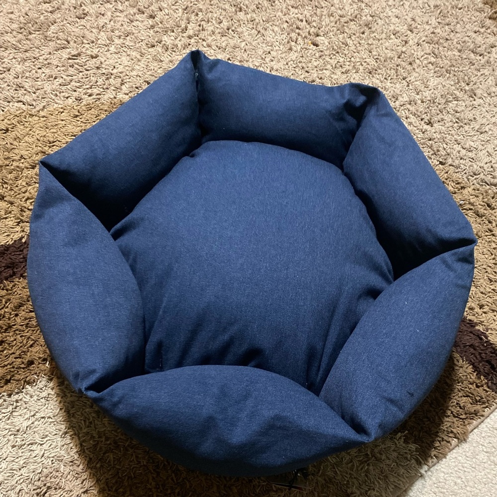 Dog bed blue Jean soft and comfy